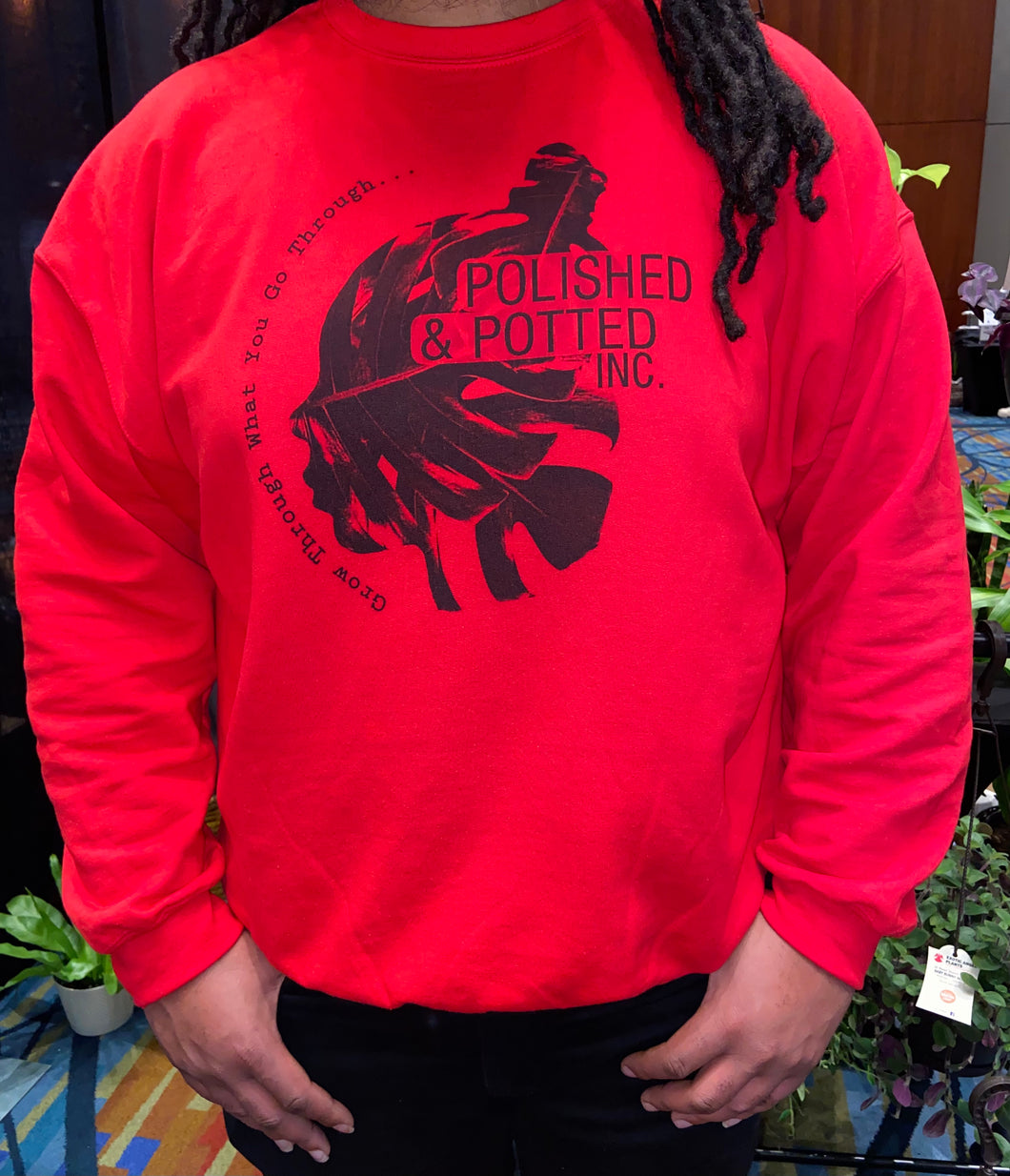 Unisex Red/Black Sweatshirt